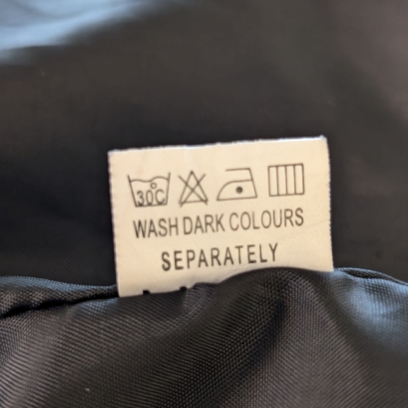 Black Faux Suede Fringe Jacket. S - Picture 8 of 9